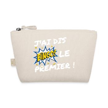 J'ai dis bingo le premier cadeau loto bingo - Trousse biologique - nature - Devant