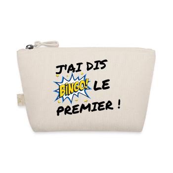 J'ai dis bingo le premier cadeau loto bingo - Trousse biologique - nature - Devant