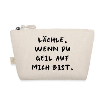 lächeln Party saufen feiern sexy lifestyle Spaß - Bio-Täschchen - Natur - Vorne