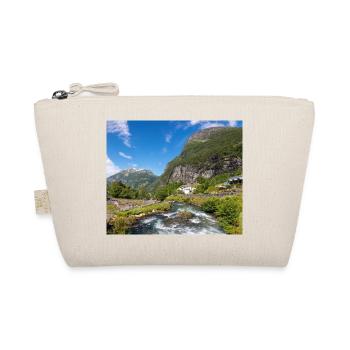 Geiranger panorama Storseterfossen Norwegen - Bio-Täschchen - Natur - Vorne
