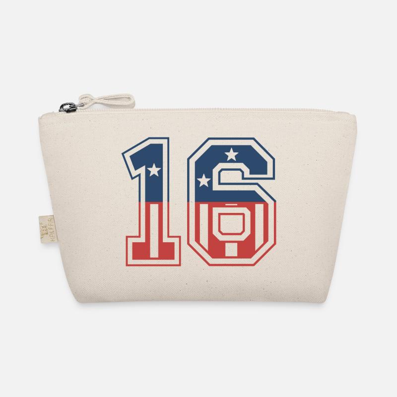 Nummer 16 USA Bio-Täschchen
