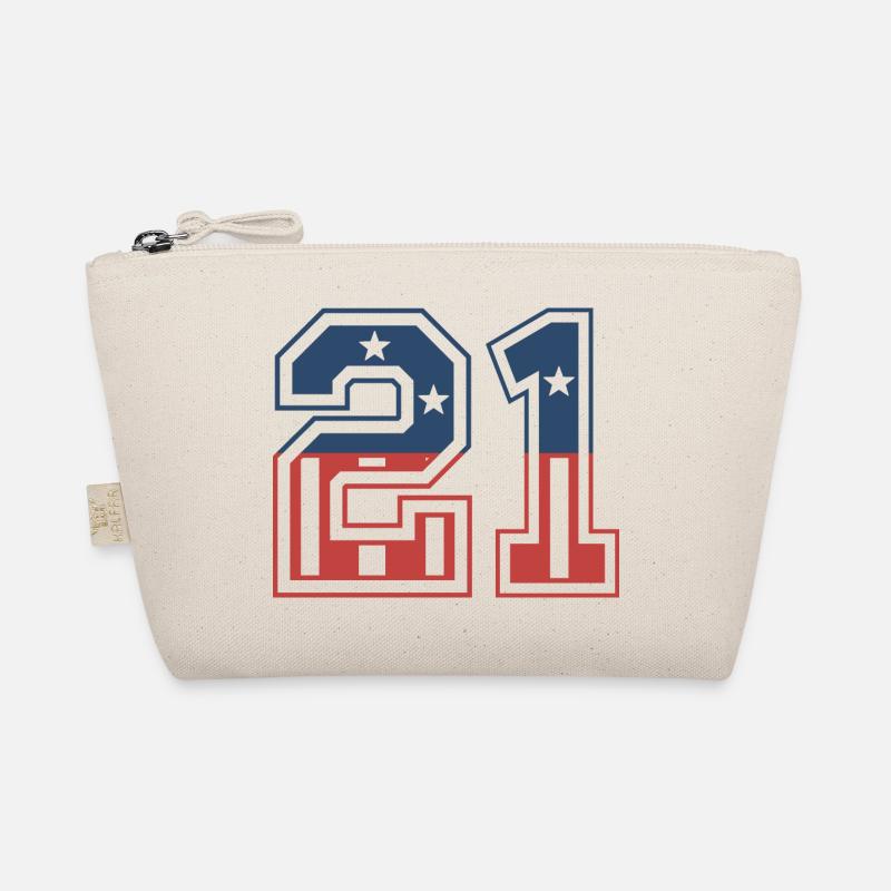 Nummer 21 USA Bio-Täschchen