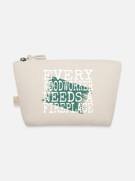 cutter carpenter funny tshirts funny quote - Bio-Täschchen - Natur - Vorne