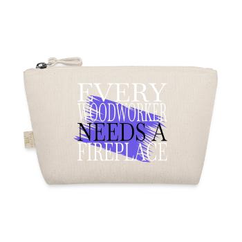 fier charpentier crâne tshirts humour bois arbre - Trousse biologique - nature - Devant
