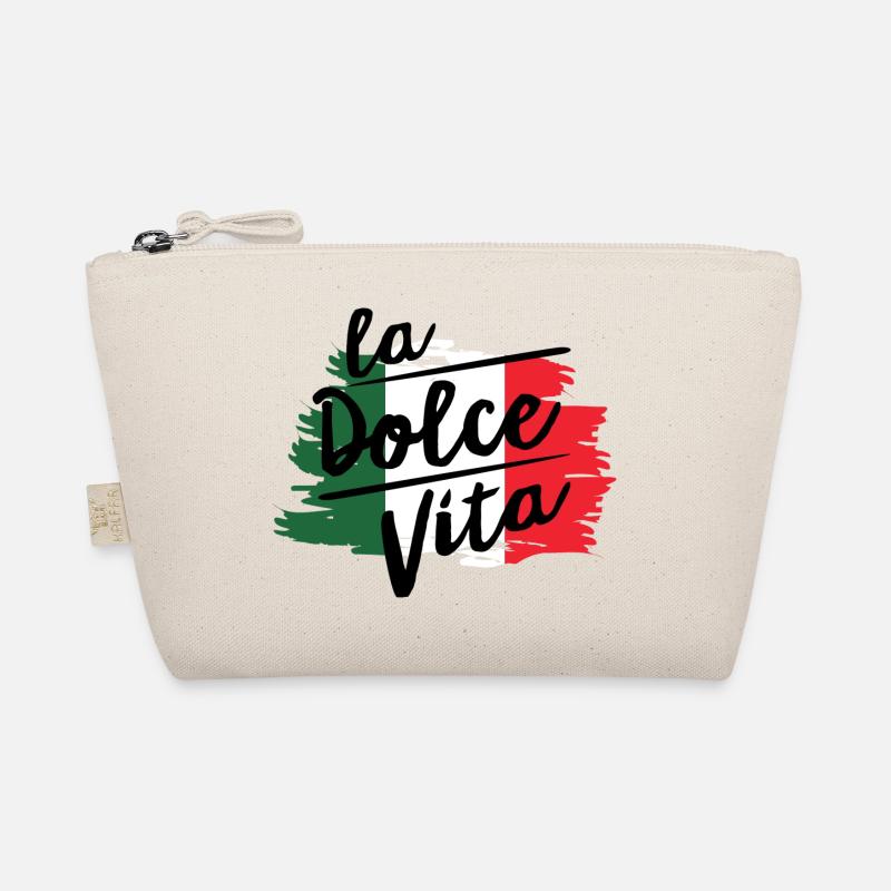 La dolce Vita Bella Italia - Bio-Täschchen - Natur