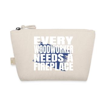 dad apprentice sexy carpenter tshirts - Organic Pouch - nature - Front