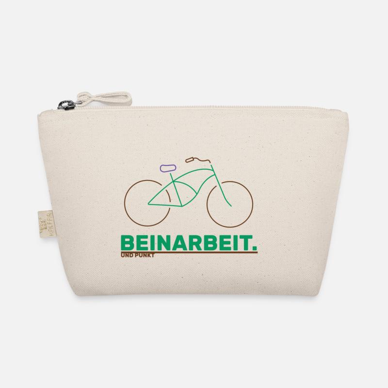 Footwork and dot - black green Organic Pouch