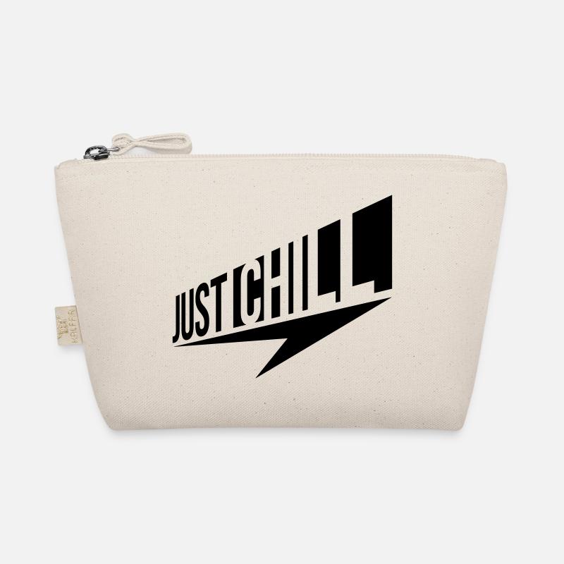 Just Chill Text Logo - Trousse biologique - nature