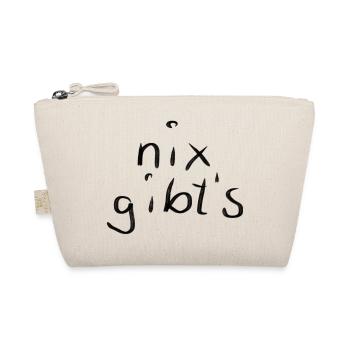 nix gibt's - Bio-Täschchen - Natur - Vorne