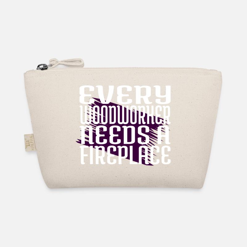 carpentry joke safety helmet Organic Pouch