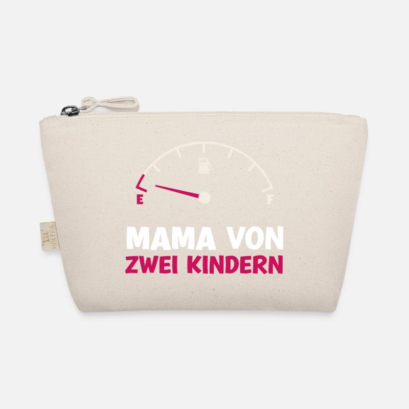 Tank leer Mama von 2 Kindern Mutter Muttertag Kind Bio-Täschchen