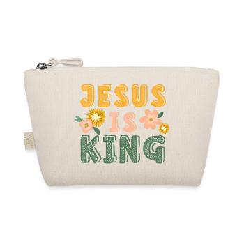 Jesus is King Jesus ist König - Organic Pouch - nature - Front