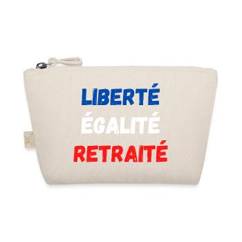 Liberté égalité retraité - Trousse biologique - nature - Devant