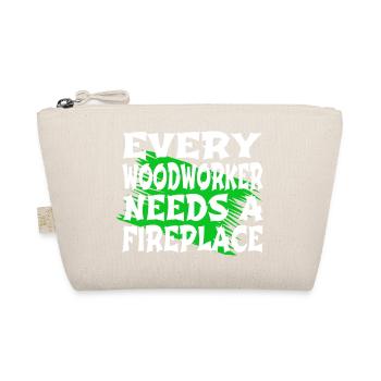 carpentry carpenter quotes tshirts forest work - Organic Pouch - nature - Front