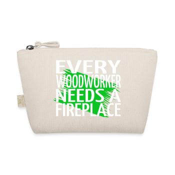 hommes un charpentier prière tshirts heureux cutter - Trousse biologique - nature - Devant