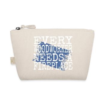 hearbeat lumberman a carpenters prayer tshirts - Organic Pouch - nature - Front