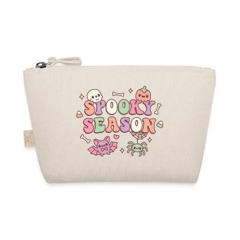 Cute Spooky Season Halloween Doodle - Organic Pouch - nature - Front