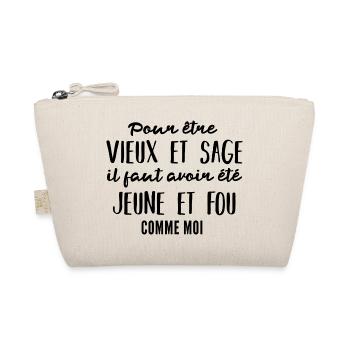 vieux et sage / humour retraité - Trousse biologique - nature - Devant