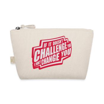Workout Fitness Motivation Quote - Organic Pouch - nature - Front