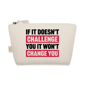 Workout Fitness Motivation Quote - Organic Pouch - nature - Front