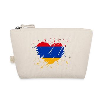 Armenien Herz - Bio-Täschchen - Natur - Vorne