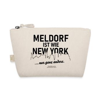 Meldorf ist wie New York - Bio-Täschchen - Natur - Vorne