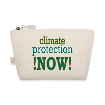 climate-protection-!NOW! - Bio-Täschchen - Natur - Vorne