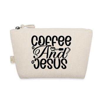 Coffee and Jesus - Organic Pouch - nature - Front
