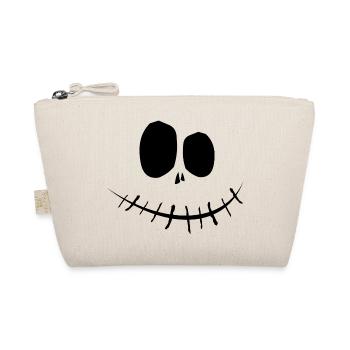 Pumpkin Face Halloween - Organic Pouch - nature - Front