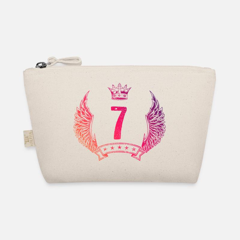7 Number crown Organic Pouch