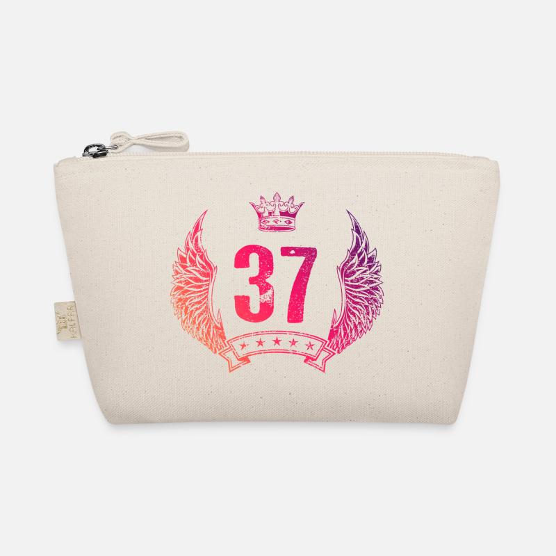 37 Number crown Organic Pouch