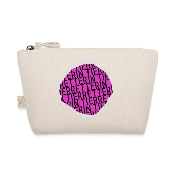 vegan veggie naturschutz gerechtigkeit vegetarier - Bio-Täschchen - Natur - Vorne