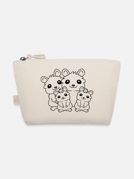 Papa Maman Enfants Hamster - Trousse biologique - nature - Devant