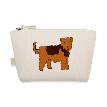 Airedale Terrier - Bio-Täschchen - Natur - Vorne
