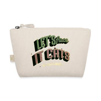 Humor Cat Butt Tshirts Black Cat Lover Joke - Organic Pouch - nature - Front
