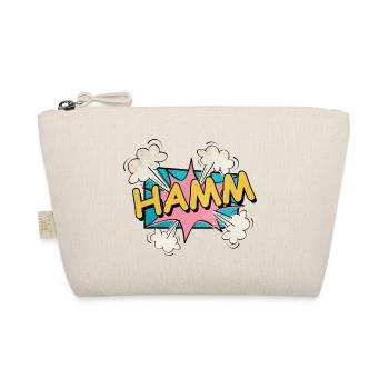 Hamm Deutschland Stadt Schrift Pop Art Comic - Bio-Täschchen - Natur - Vorne