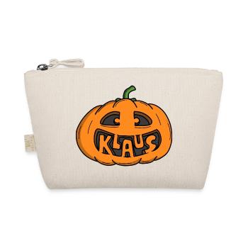 Klaus Halloween Kürbis - Bio-Täschchen - Natur - Vorne