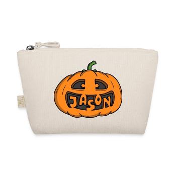 Jason Halloween Kürbis - Bio-Täschchen - Natur - Vorne