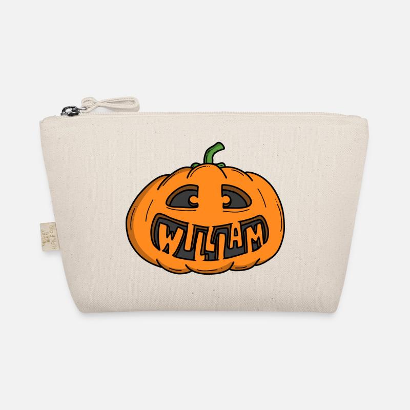 William Halloween Pumpkin Organic Pouch