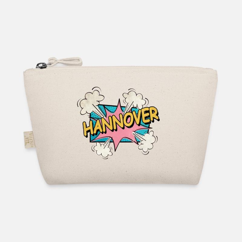 Hannover Germany City Font Pop Art Comic Organic Pouch