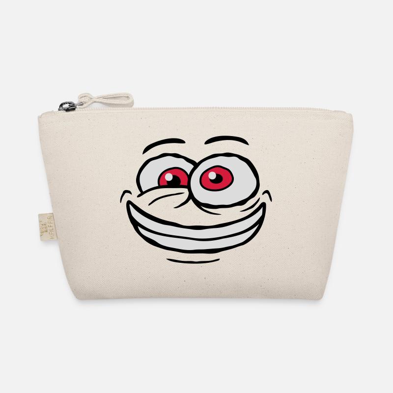 Crazy Comic Face Design Trousse biologique