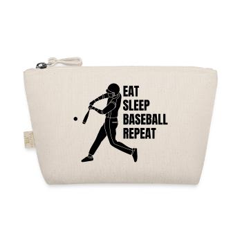 Baseball Baseballliebhaber Baseballspiel Geschenk - Bio-Täschchen - Natur - Vorne