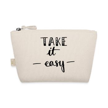 take it easy - Bio-Täschchen - Natur - Vorne