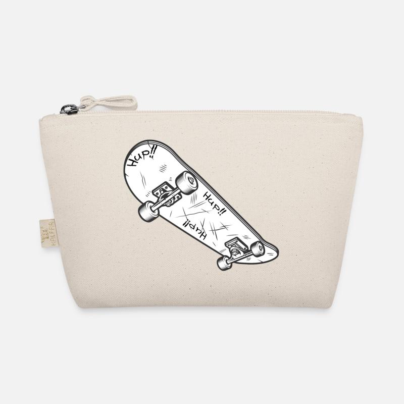 Skateboard HUP - Bio-Täschchen - Natur