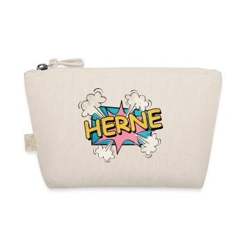 Herne Germany City Font Pop Art Comic - Organic Pouch - nature - Front