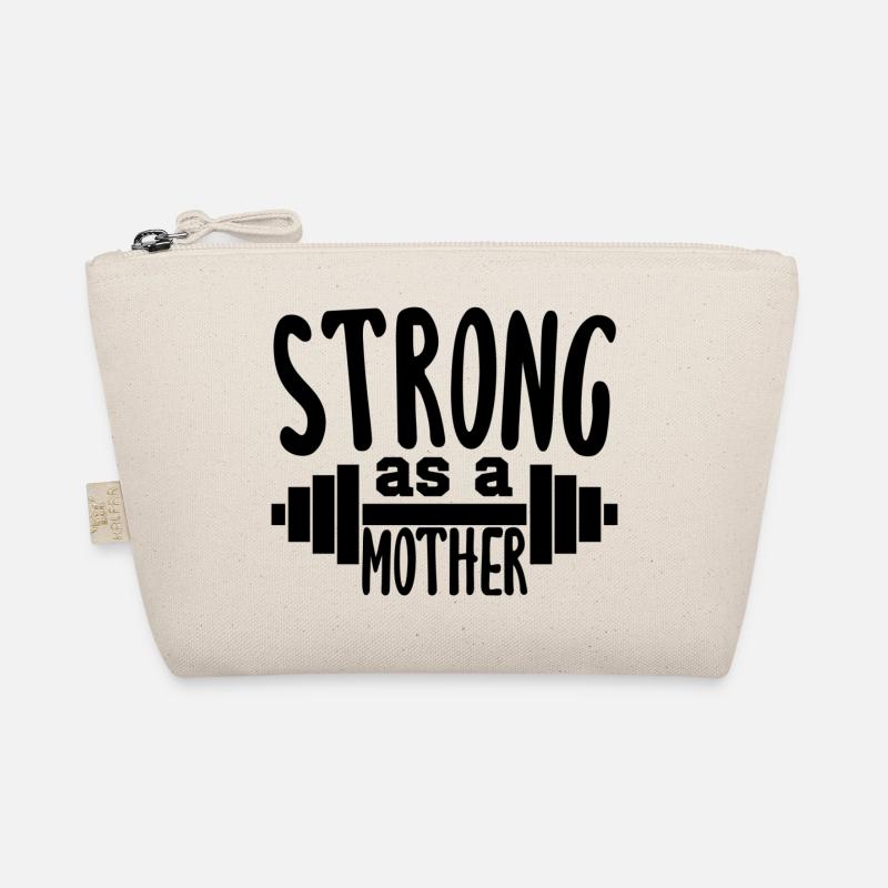 Strong as a mother - Organic Pouch - nature