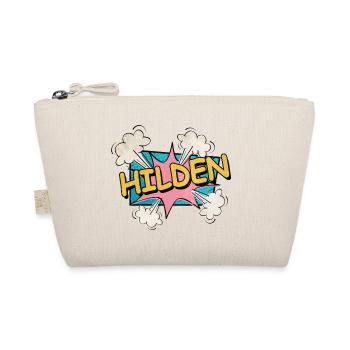 Hilden Germany City Font Pop Art Comic - Organic Pouch - nature - Front