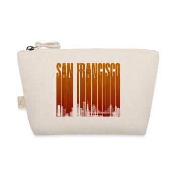 San Francisco Orange Skyline - Organic Pouch - nature - Front