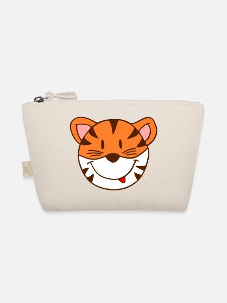 Tiger - Bio-Täschchen - Natur - Vorne