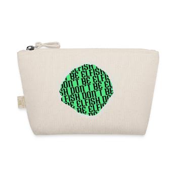funny quote animal birthday present idea - Organic Pouch - nature - Front